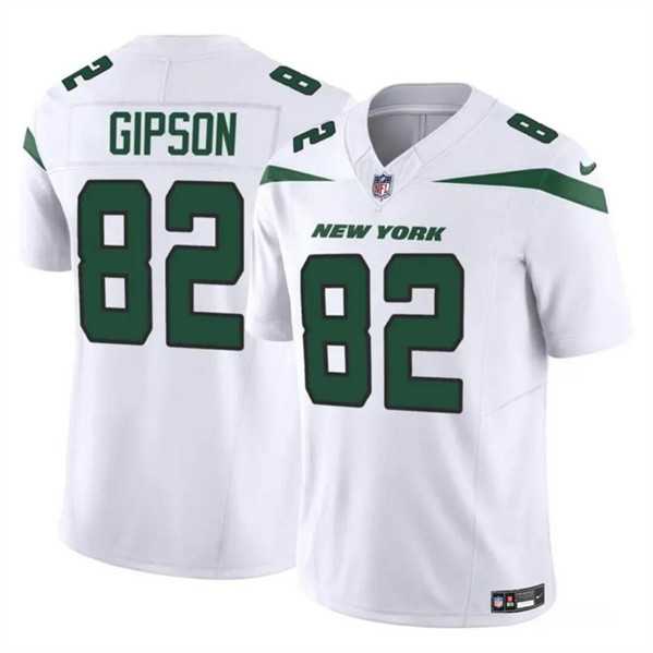 Men & Women & Youth New York Jets #82 Xavier Gipson 2023 F.U.S.E. White Vapor Untouchable Limited Football Stitched Jersey->new york jets->NFL Jersey